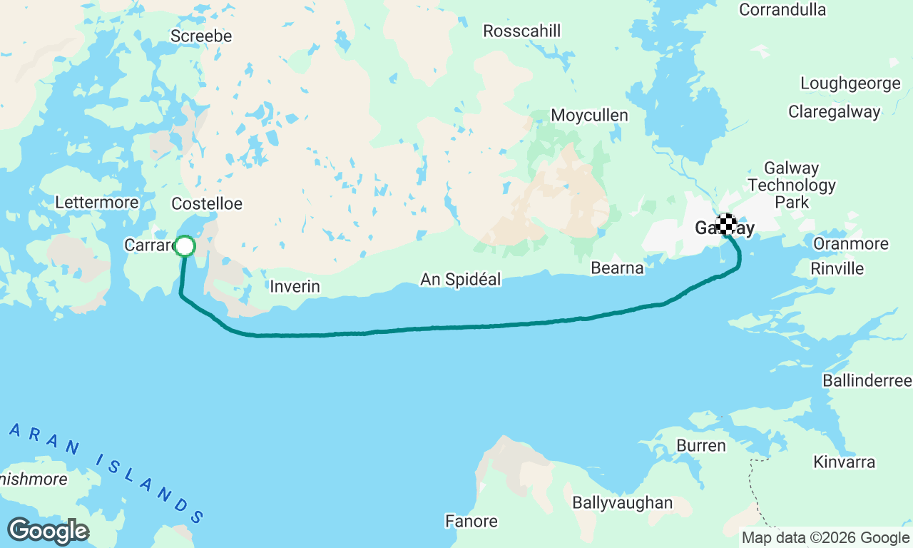 West of Ireland 2026 Rossaveal to Galway