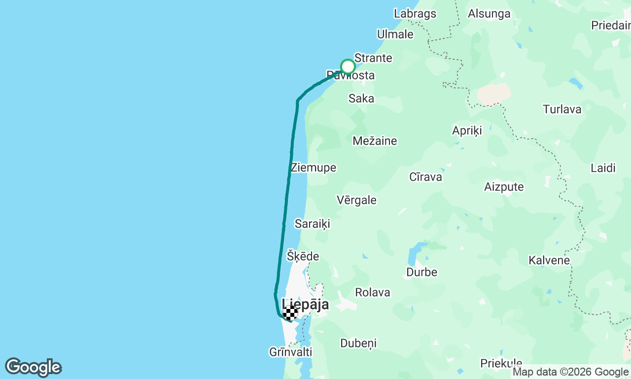 Voyage map