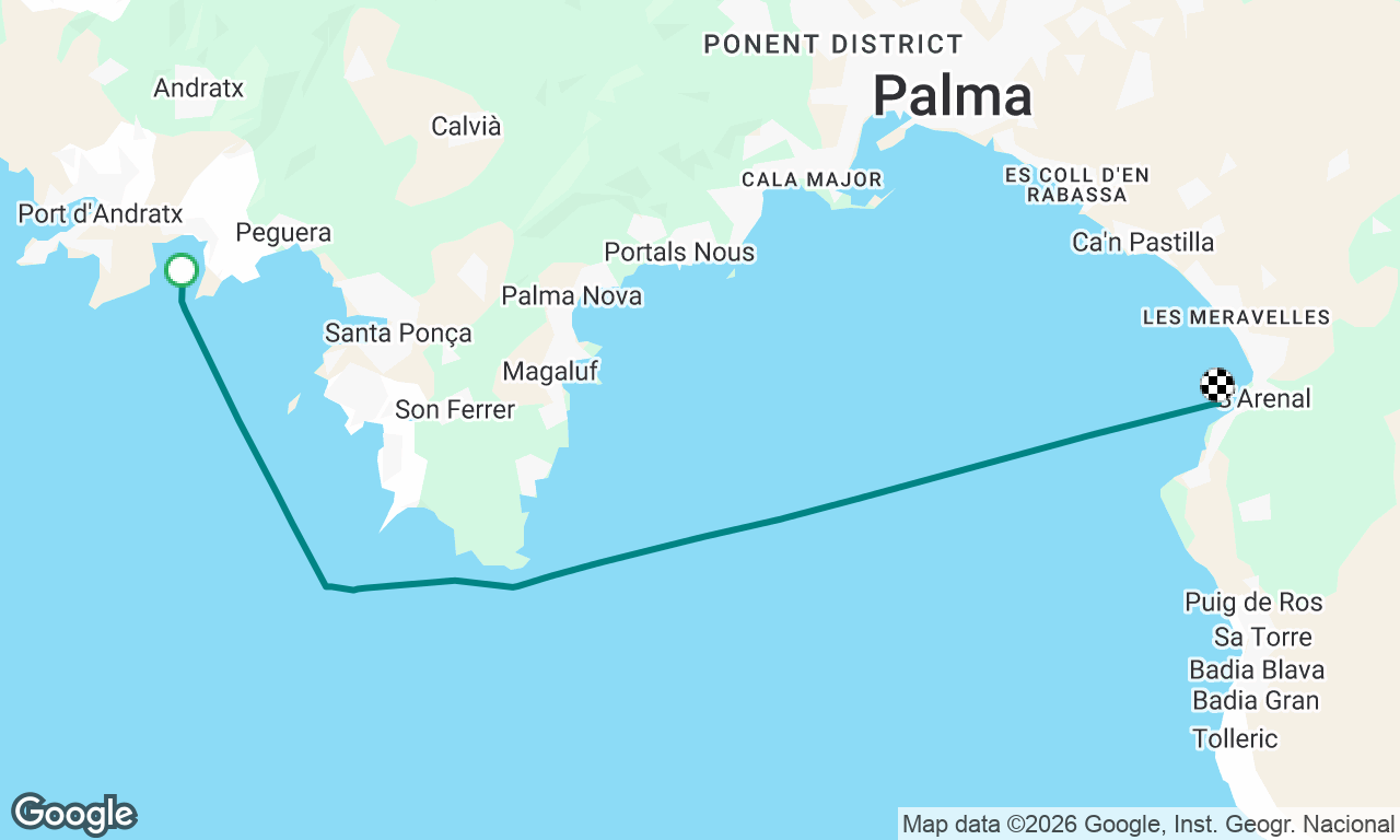Voyage map