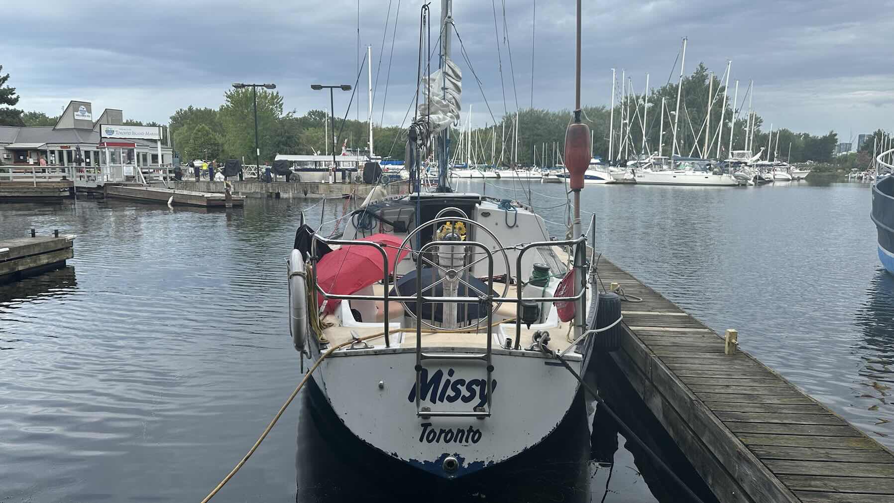 Sail back from overnight stay Toronto Island Marina _87D4019C-A999-4039-90E7-CD25904960A2