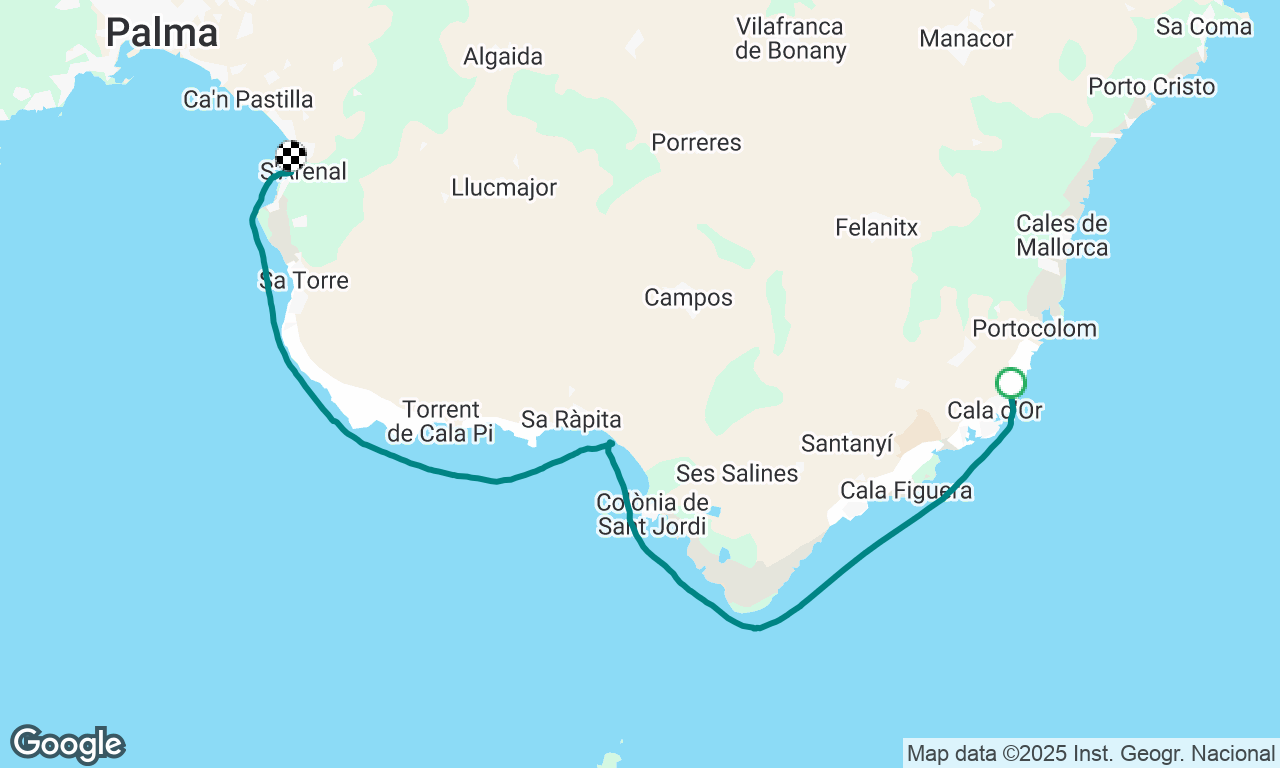 Downwind sail to Arenal
