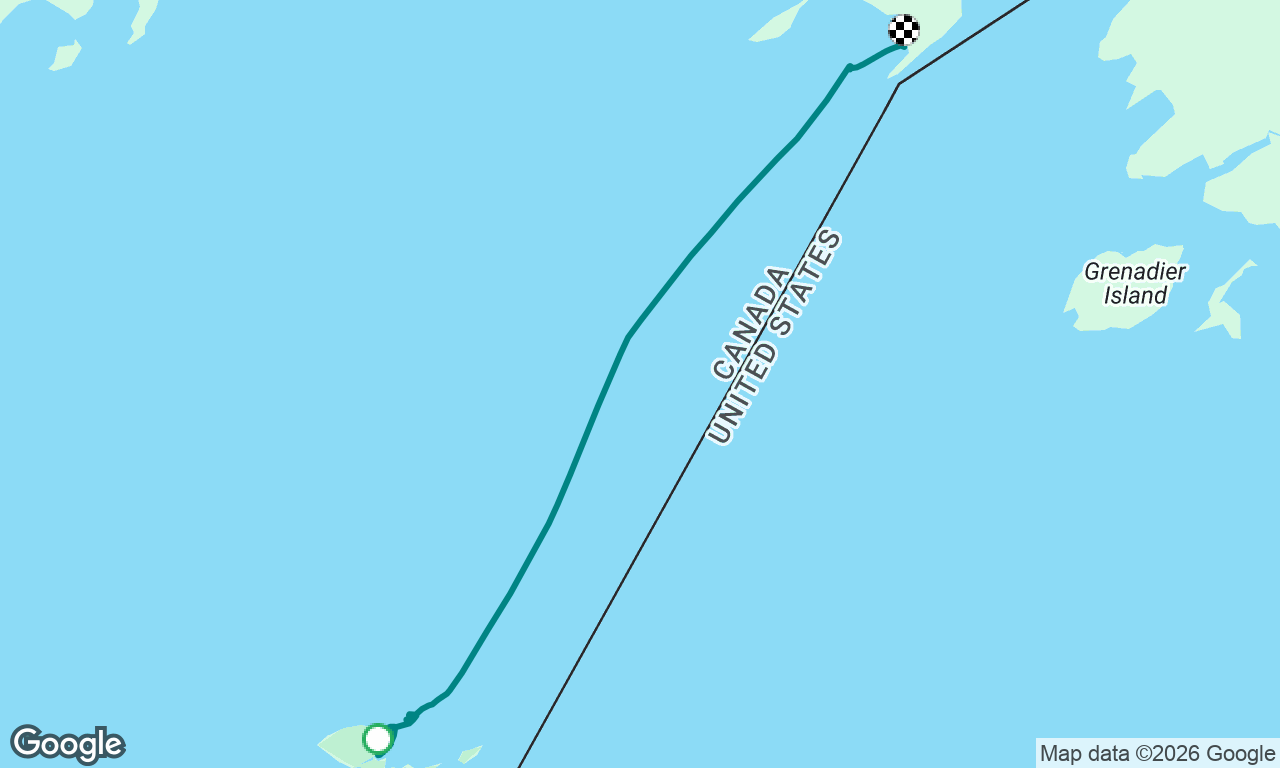 Main Duck Island to Big Sandy Bay Wolf Island