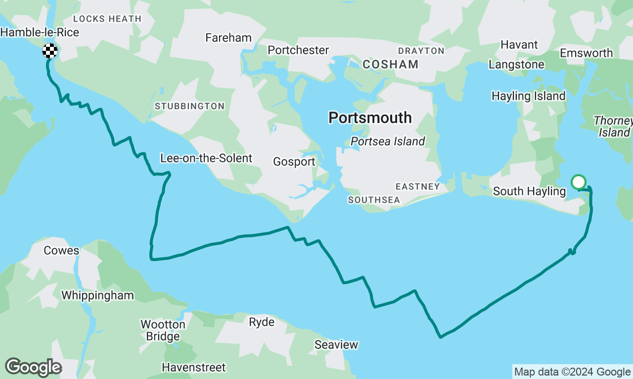 Royal Southern yacht club race to Chichester 