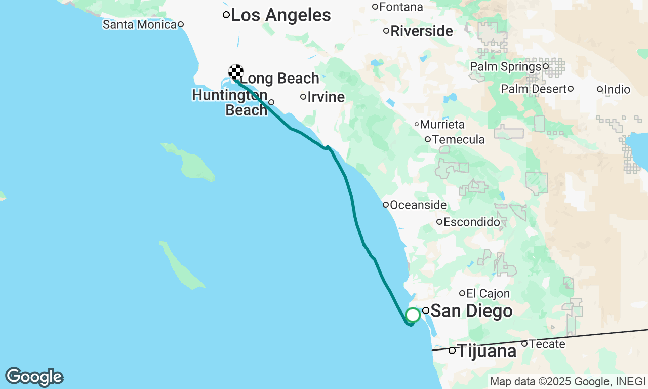 San Diego - Dana Point - Long Beach