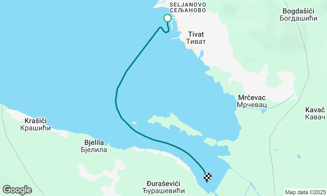 Porto Montenegro to Movida Anchorage 