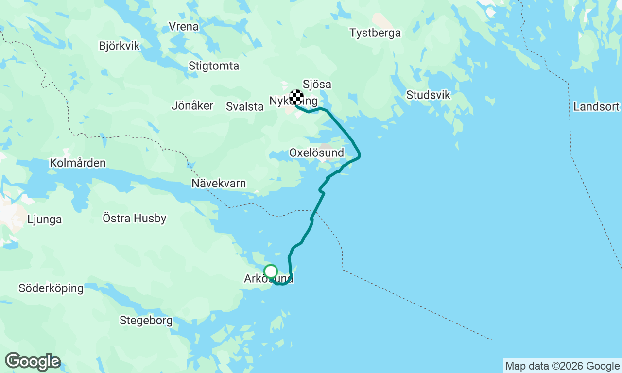 Voyage map