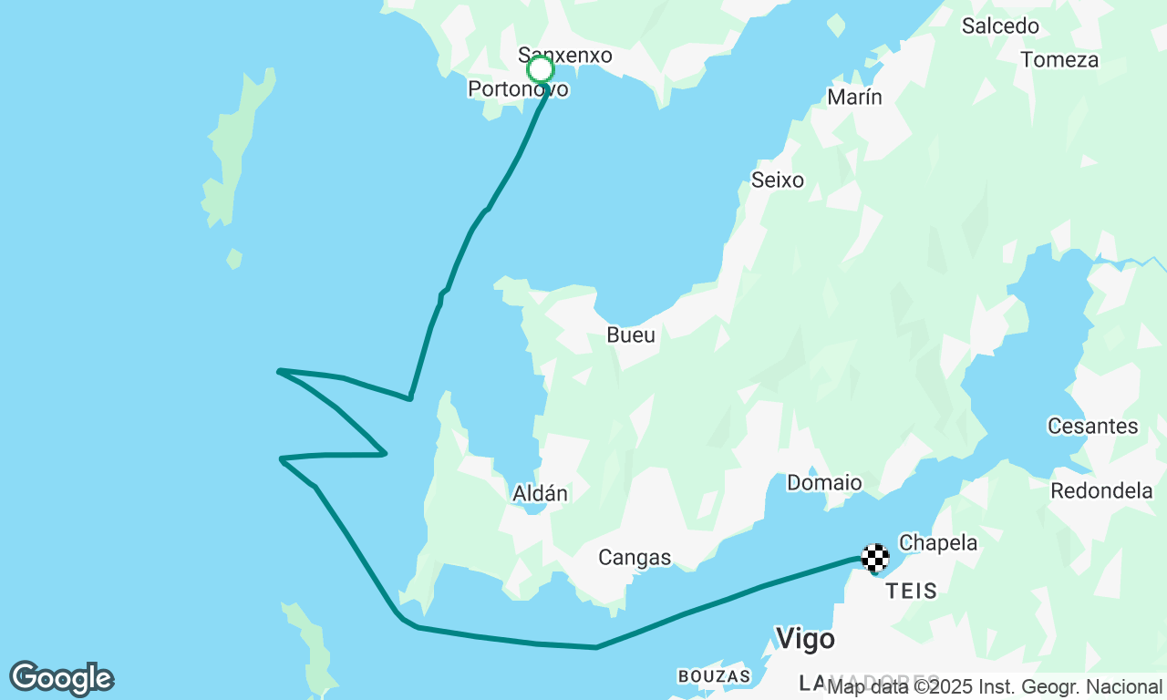 Portonovo to Vigo
