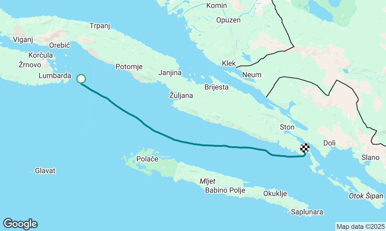 Korcula - Peljesac East w/Márti 