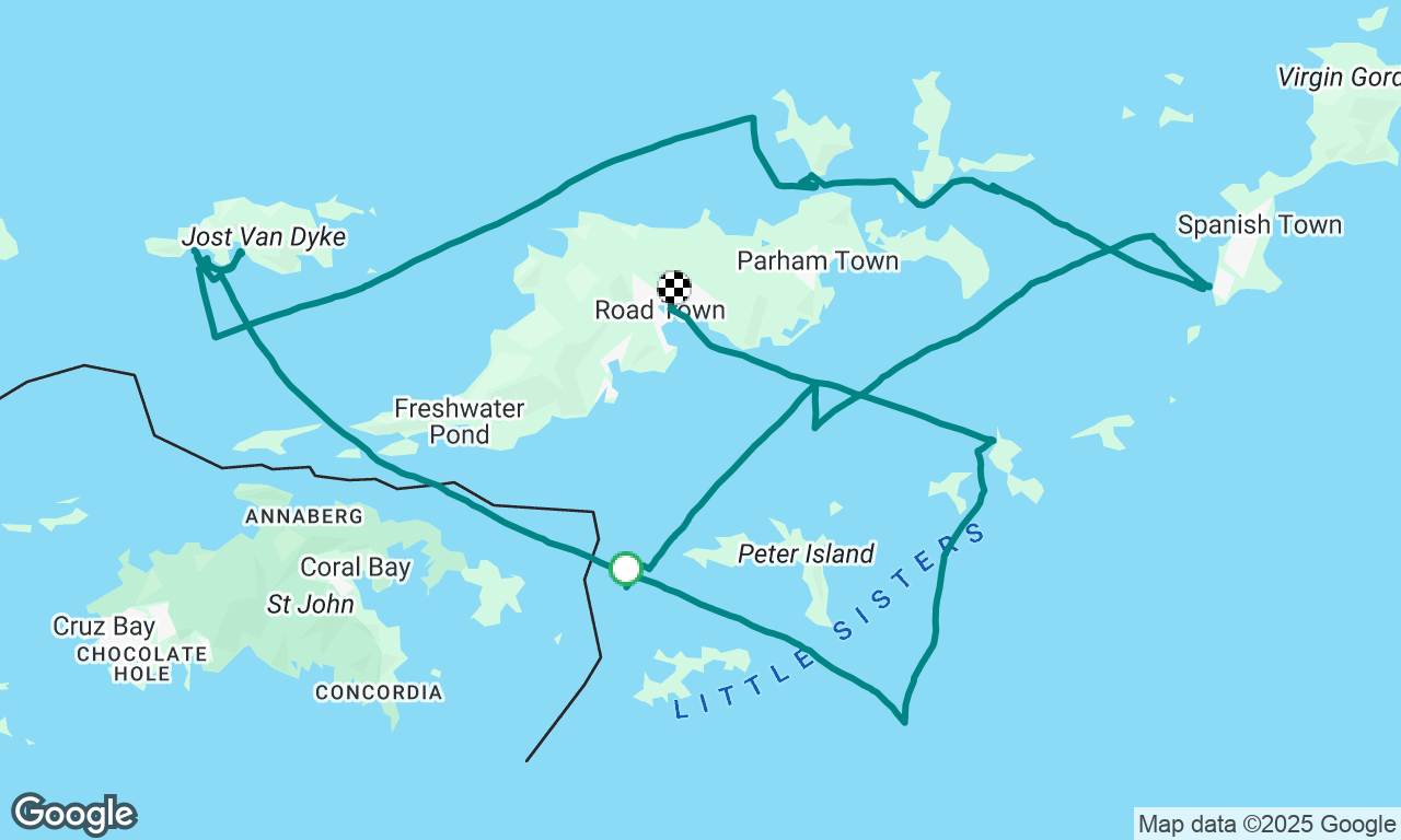 BVI circumnavigation