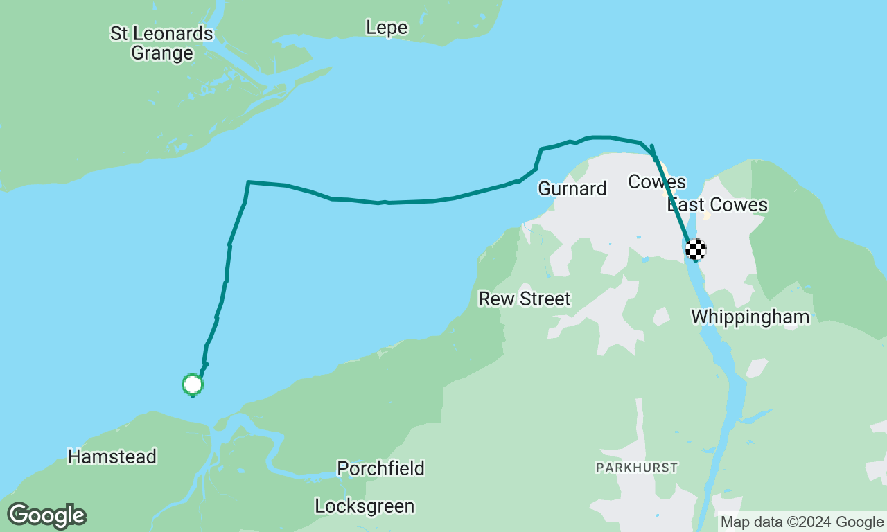 Newtown to East Cowes. 