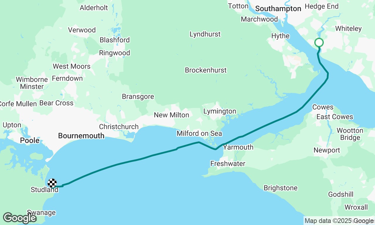 Hamble to Studland 
