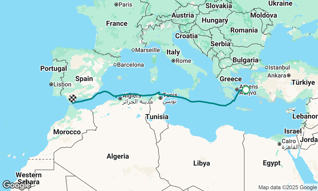 Voyage map