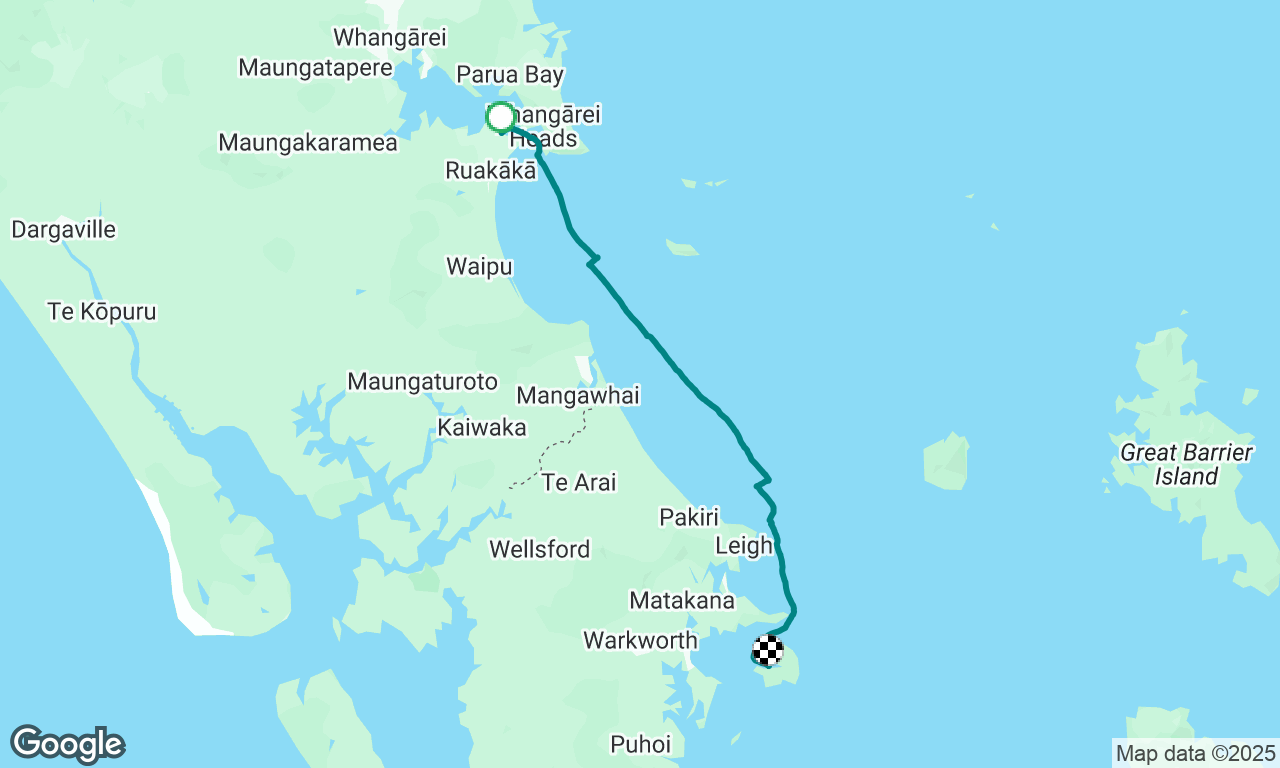Whangarei to Kawau