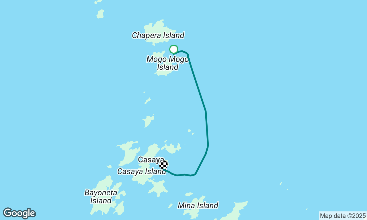 Mogo Mogo Anchorage to Ampon Anchorage 