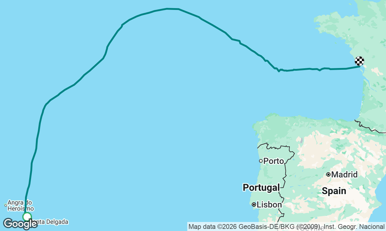 Ponta Delgada - La Rochelle