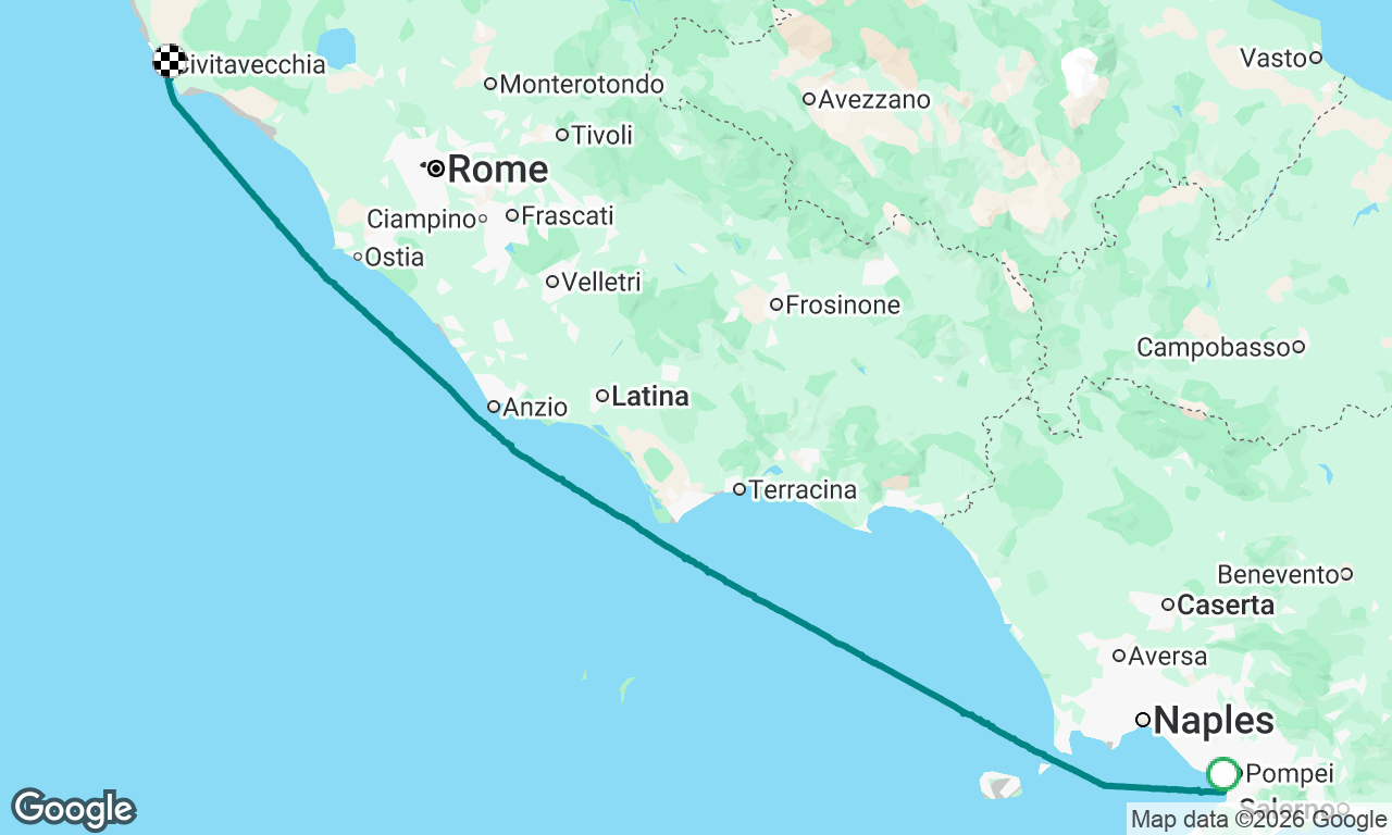 Pompei to Civitavecchia - May 28, 2026