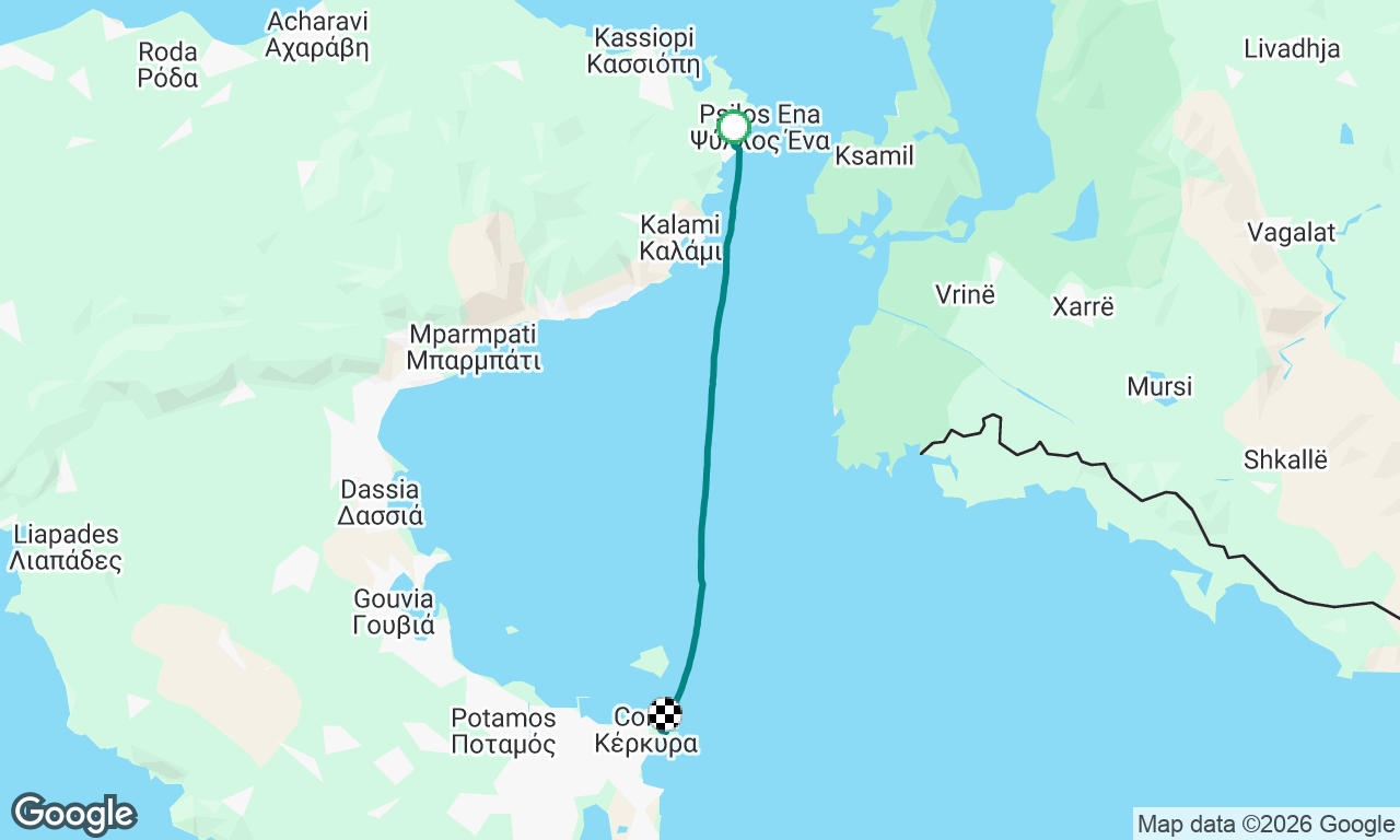 Voyage map