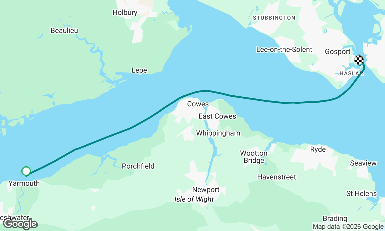 Gentle steam back from Yarmouth to Haslar