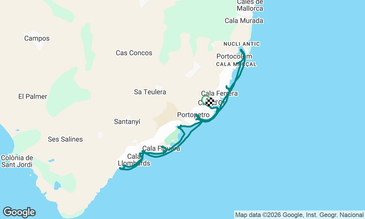 Voyage map
