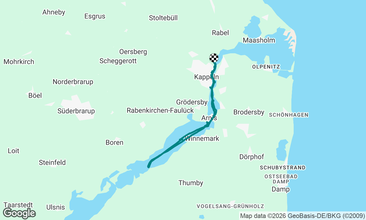 260726 Schlei im Regen hinter Arnis