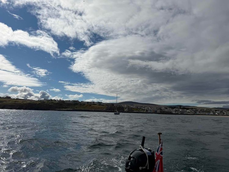 Voyage photo from Peel IOM to Bangor NI