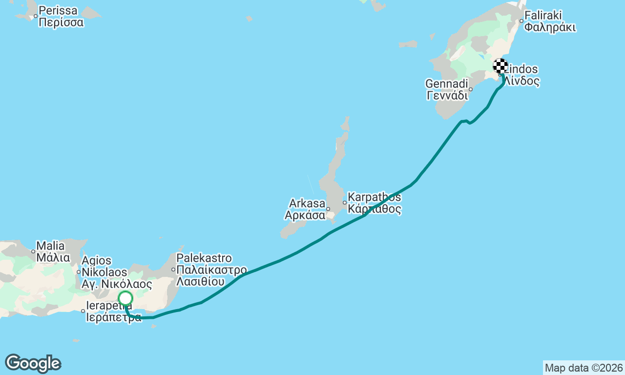 Levkas to Rhodes Leg 2