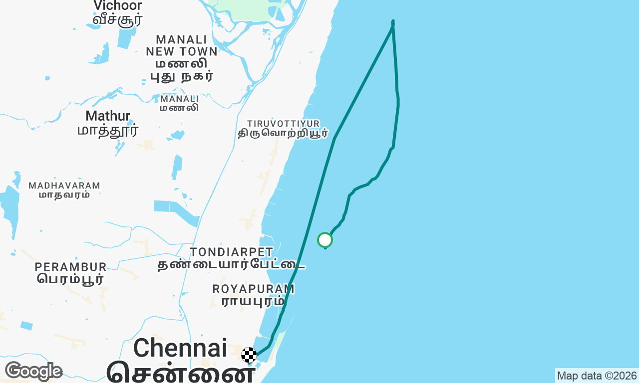 Voyage map