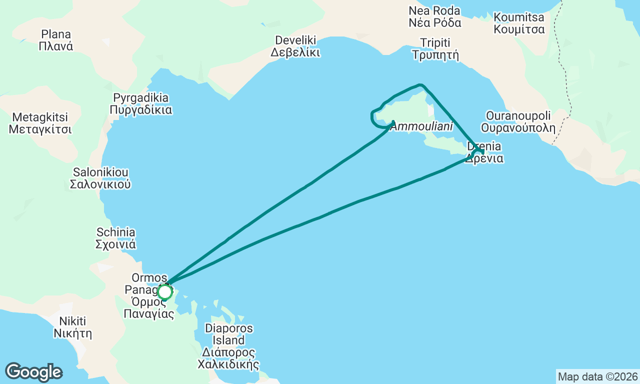Voyage map