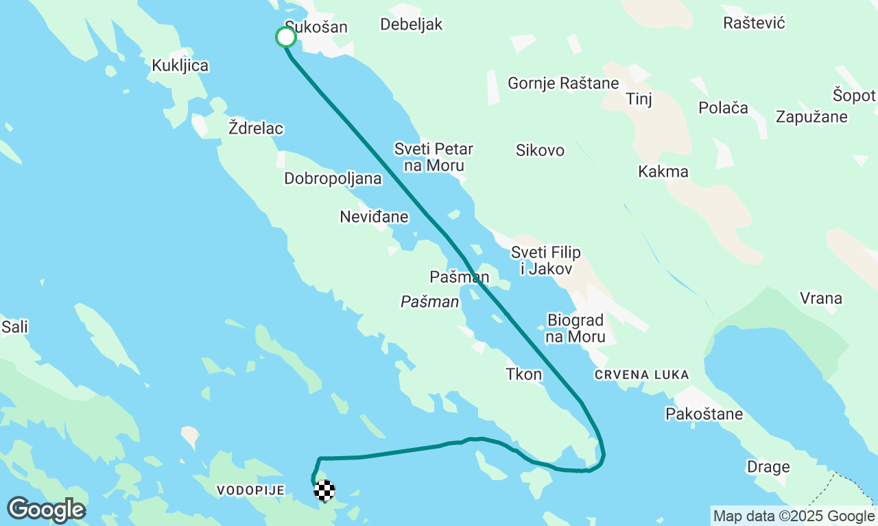 Voyage map