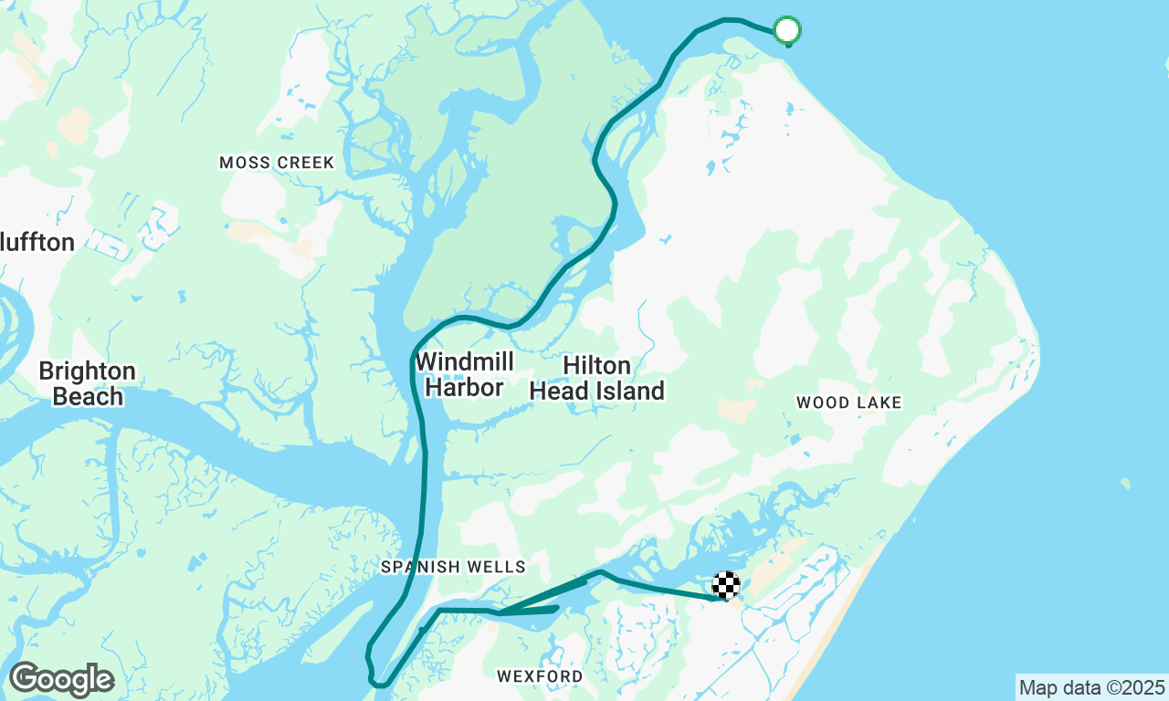 Hilton Head Port Royal Anchorage to Shelter Cove Marina