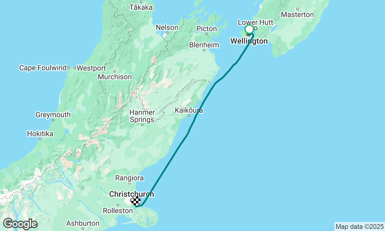 Wellington to ChCh leg 5