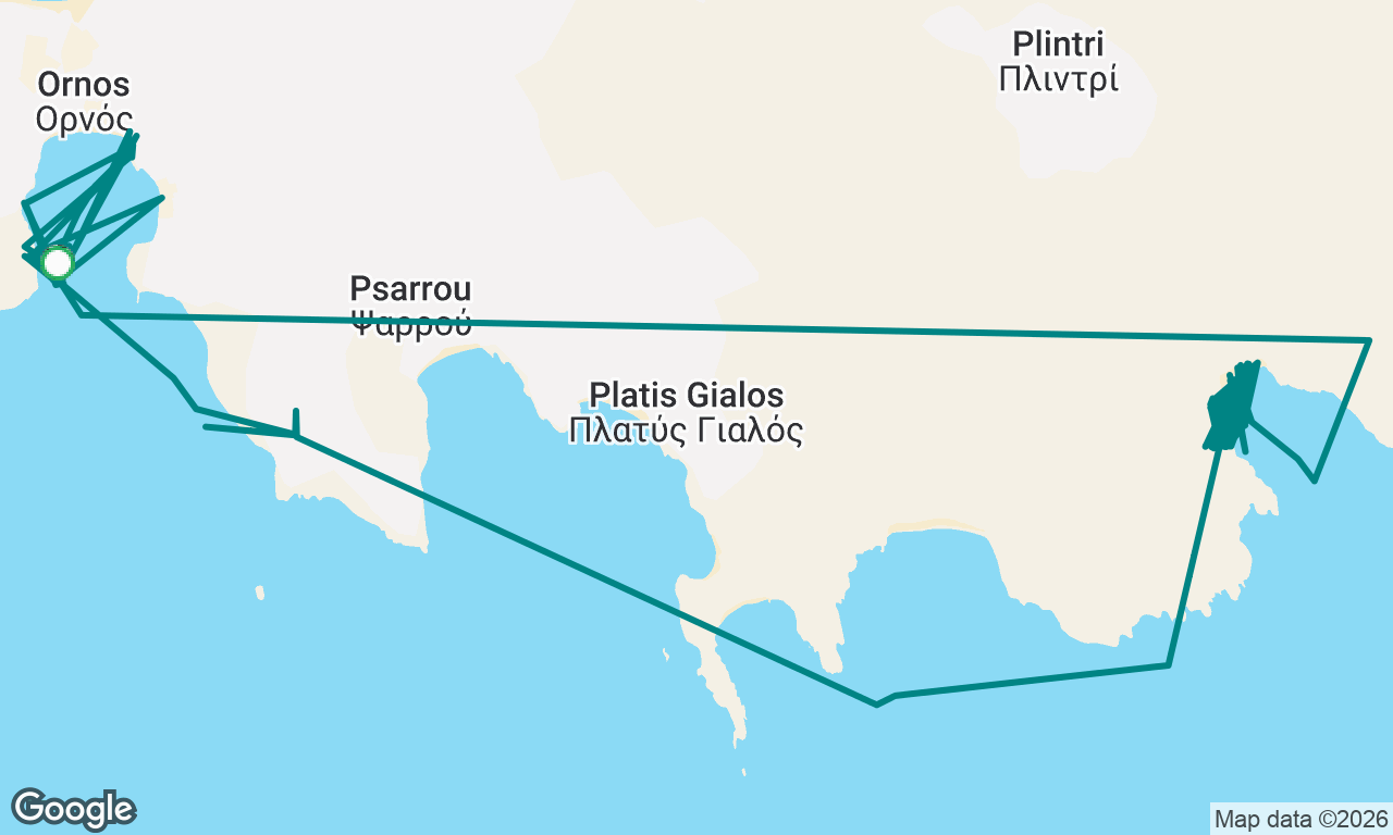 daily route mykonos 