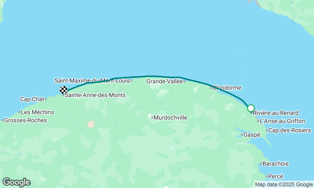 Stage Bareboat : 
Riviere-au-Renard to Ste-Anne-des-Monts