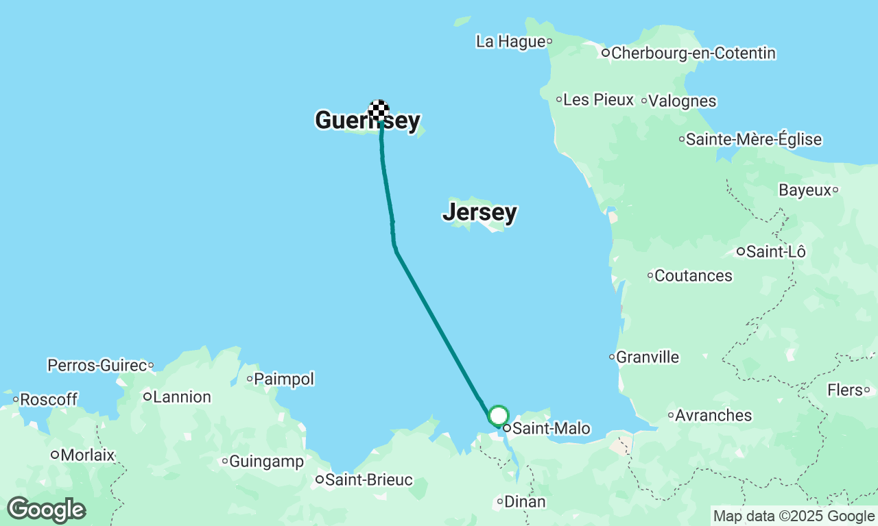St Malo to Guernsey 