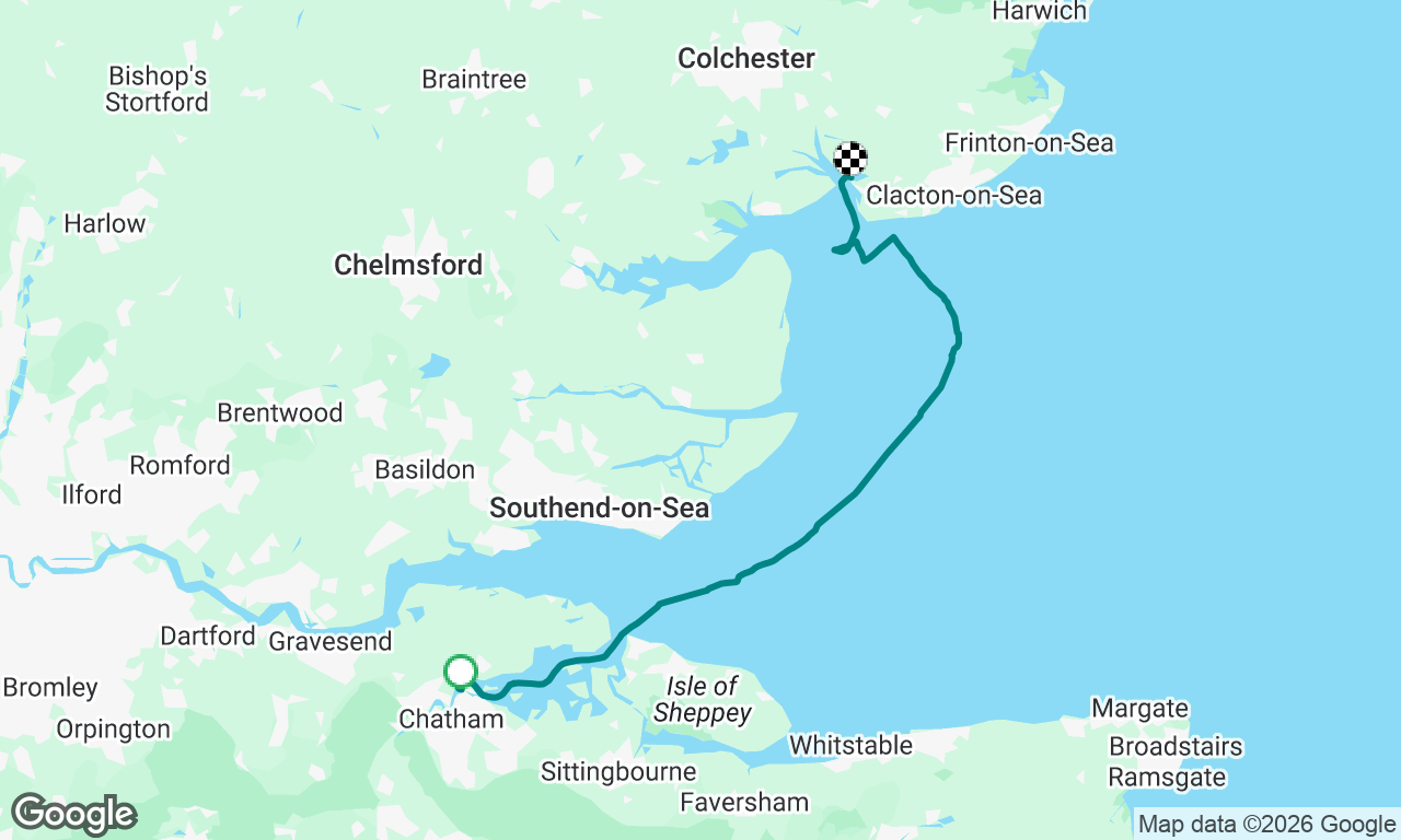 Overnight to Brightlingsea