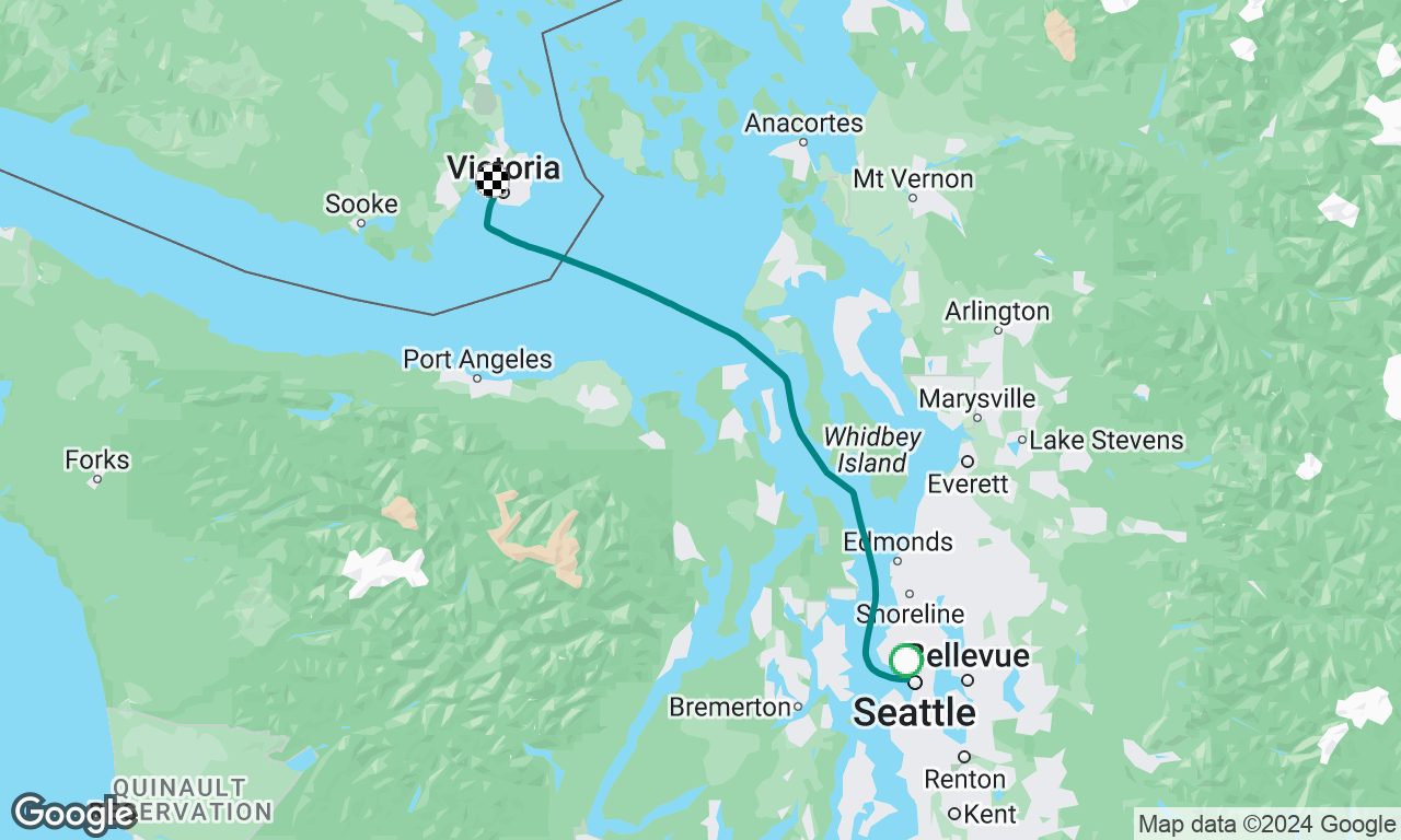 Seattle to Victoria 