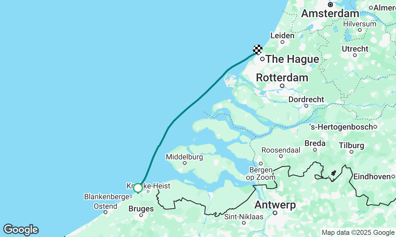 Leg 3:  … to Scheveningen