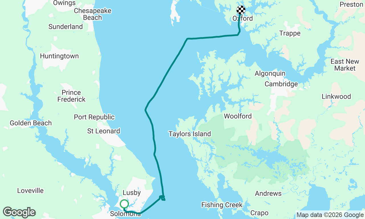 Solomons to Oxford Race