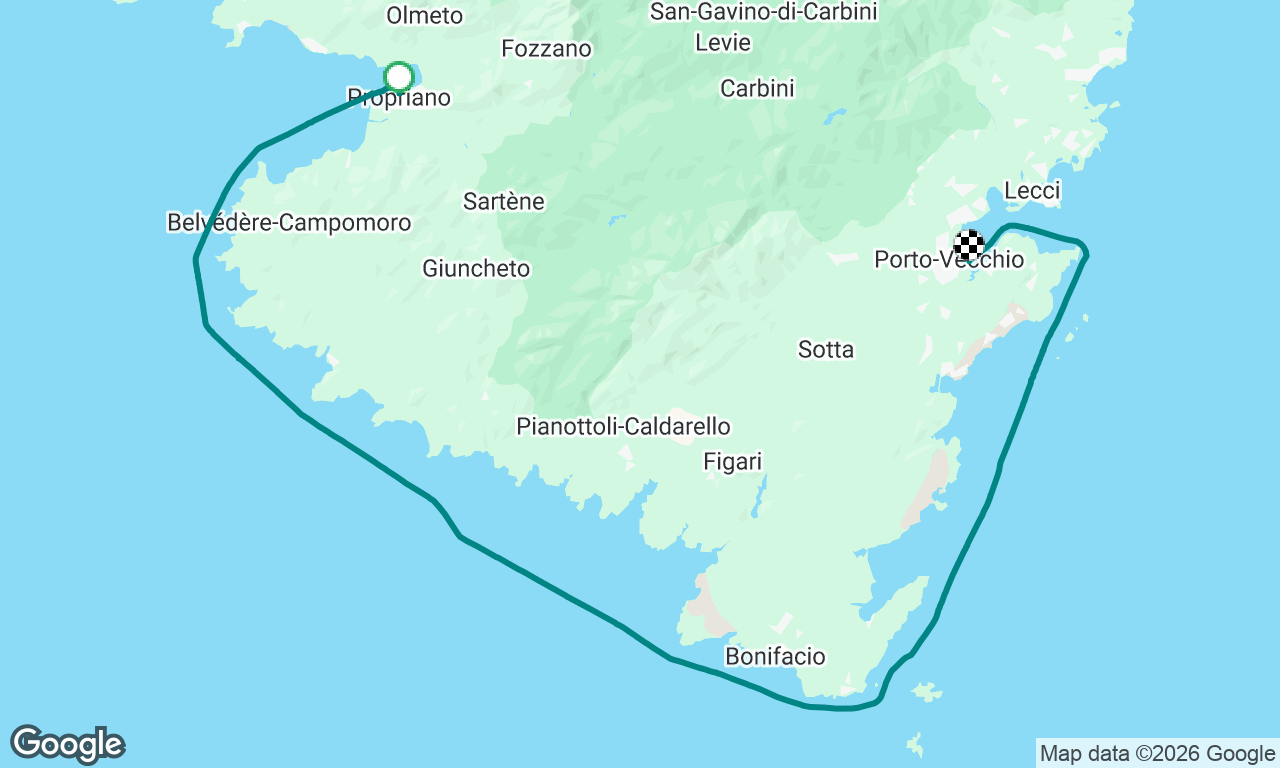 Voyage map