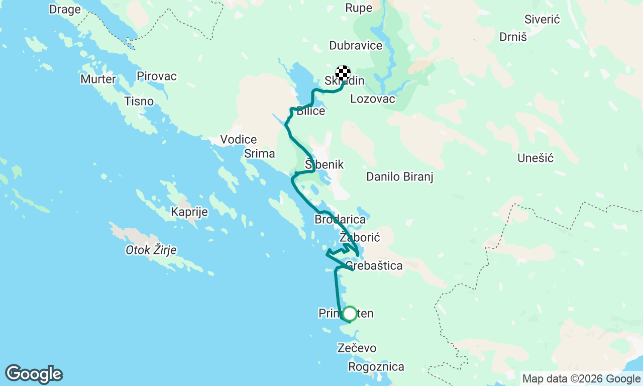 Primošten - Skradin (Course CC)