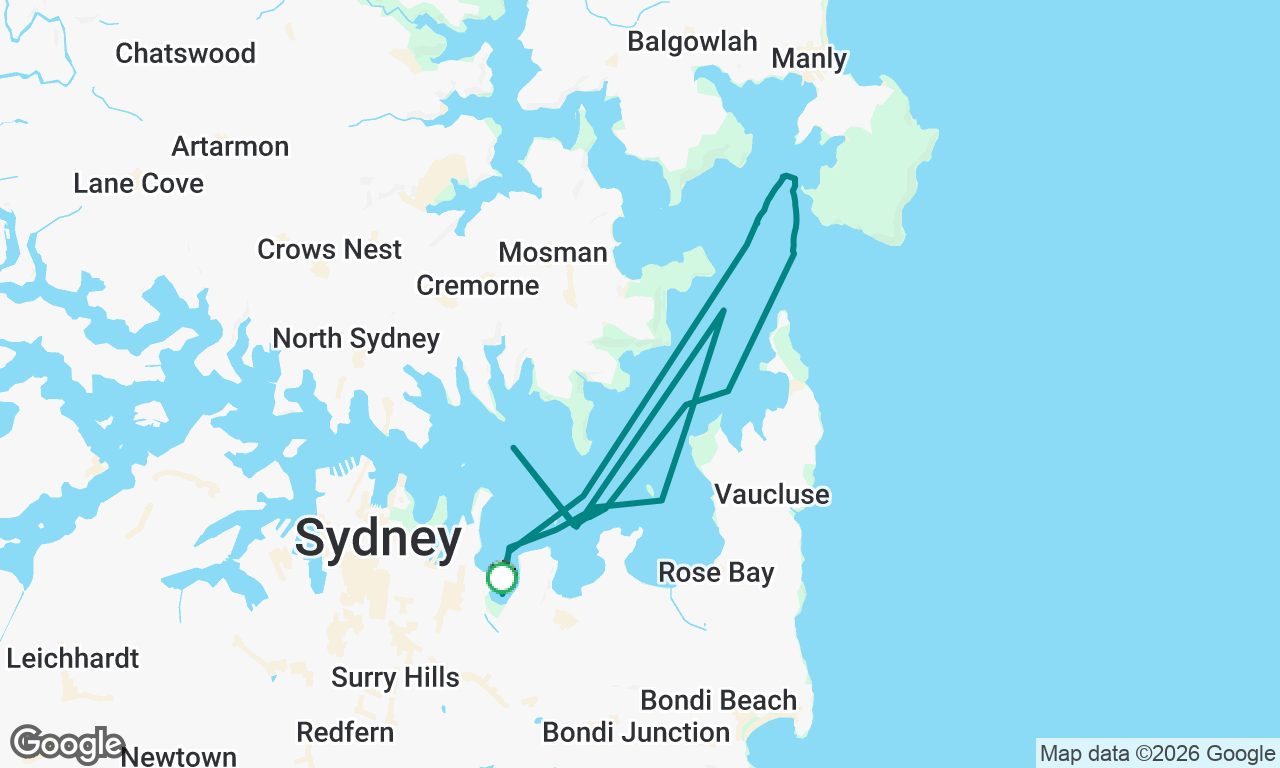 Voyage map