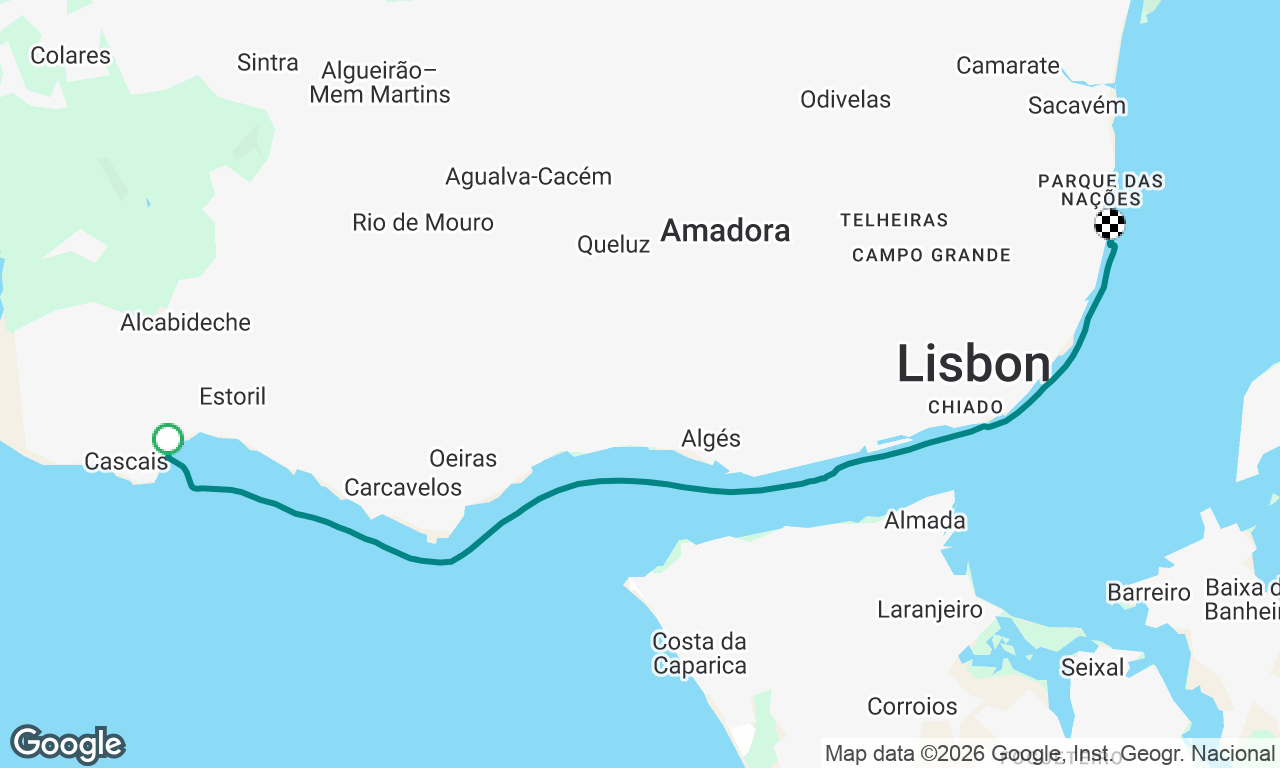 Cascais to Expo