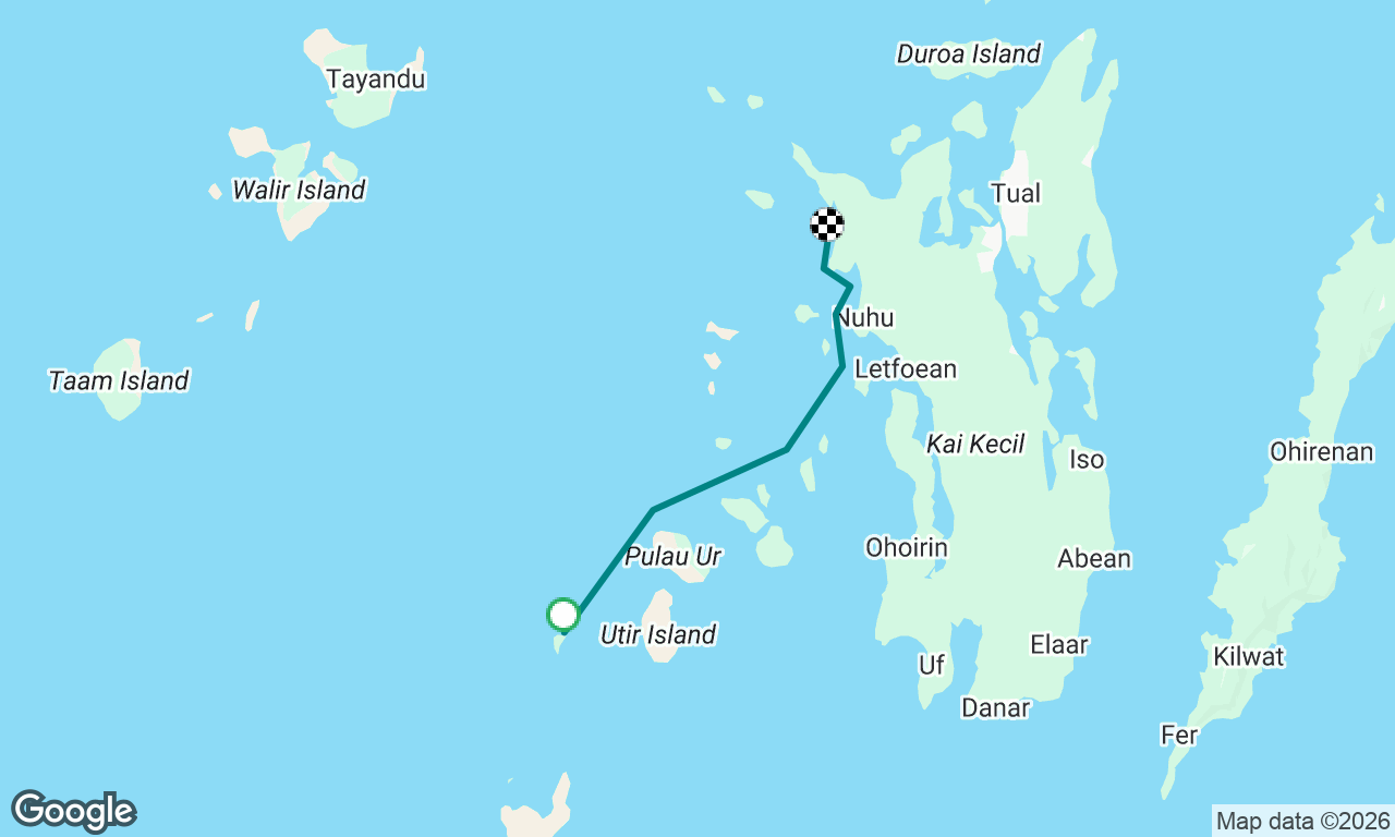 Nuhutaa to Ngurbloat beach