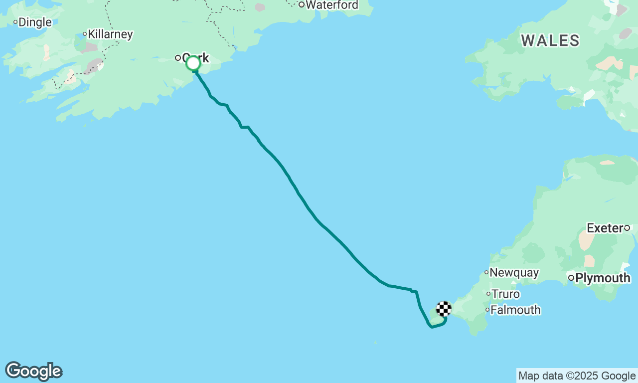 Crosshaven to Newlyn over a ROLLY Celtic Sea