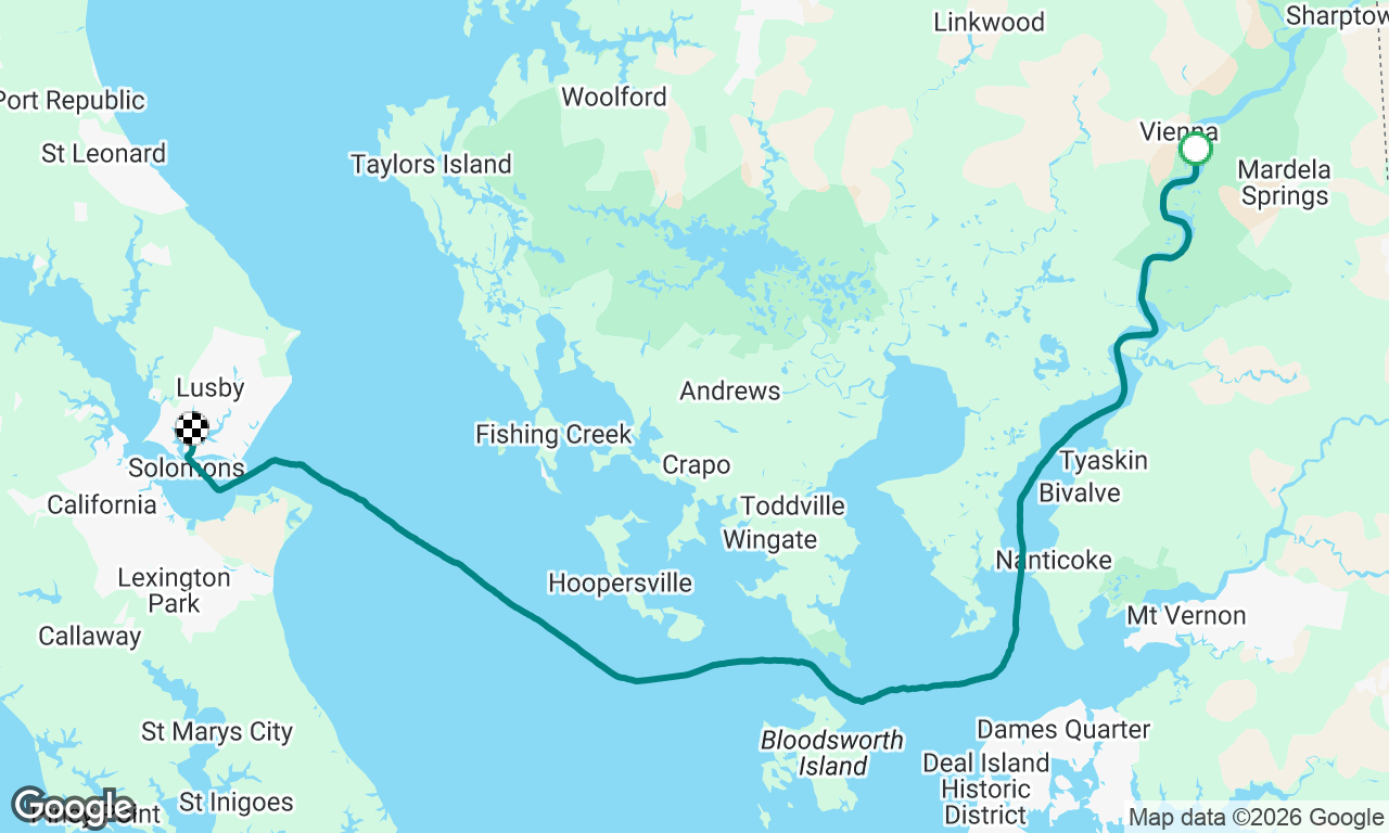 Voyage map