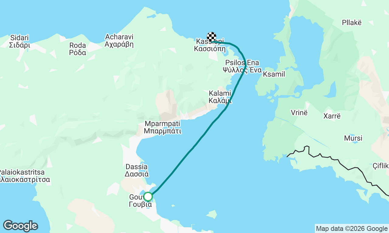 Voyage map