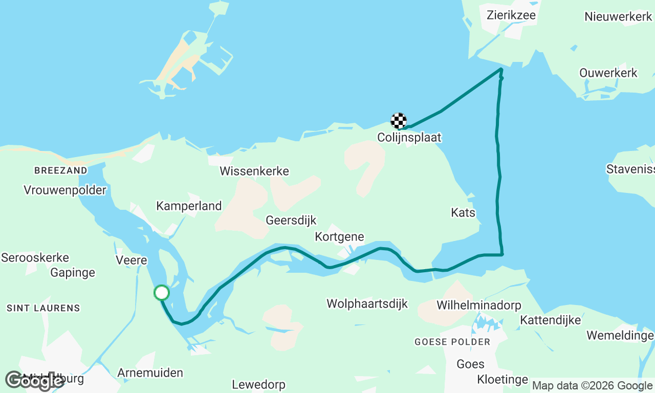 Veere to Colijnsplaat