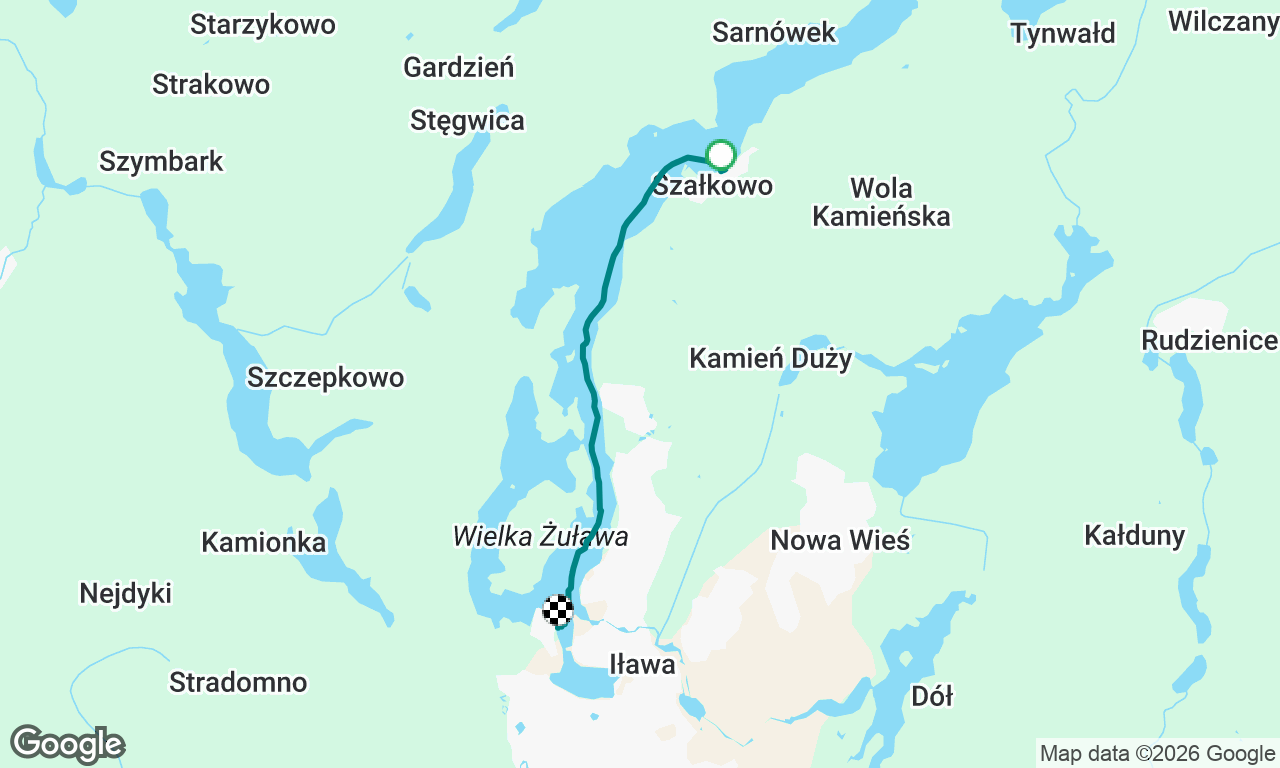 Dzień 10 popołudnie - skolenuwka - płynęce do portu iława