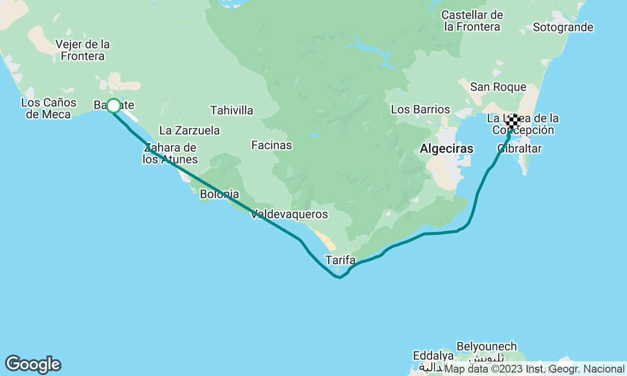 Barbate to Gibraltar 