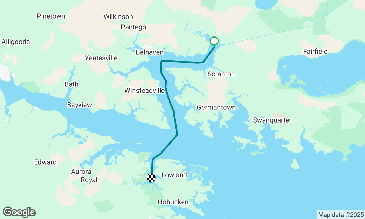 Pungo River Canal exit to Campbell Creek 